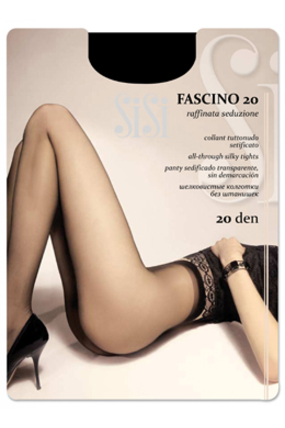 Fascino 20 (100/5)! однородные женские колготки с лайкрой