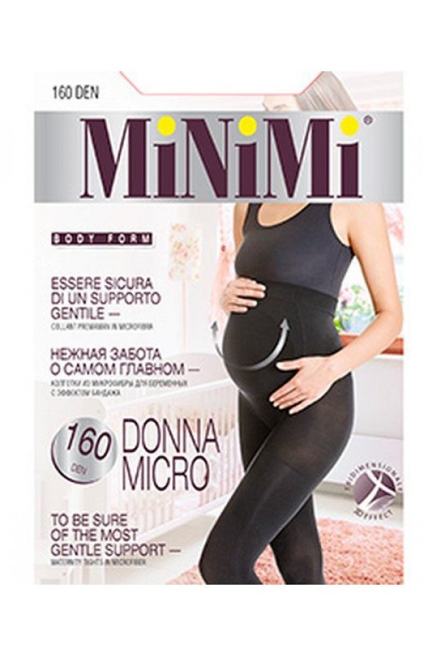 DONNA MICRO 160 (60/1) для беременных, Мягкие эластичные колготки из микрофибры