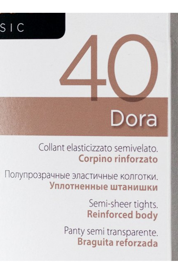 DORA 40 (60/6)!  Полупрозрачные эластичные колготки с лайкрой