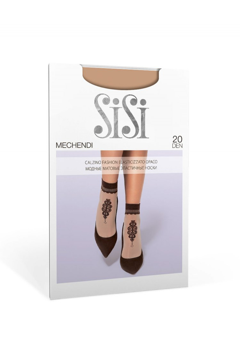 SISI calz. MECHENDI 20 носки (с принт. орнаментом)