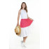 Платье женское  А500/05/Белый, розовый