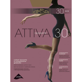 ATTIVA 30 (50/10) Эластичные колготки 30 DEN 